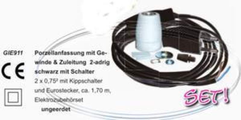 Zuleitungen & Fassungen im Set